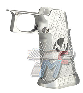 5KU CNC Aluminum Grip Type-3 for Marui Hi-Capa GBB (SV) - Click Image to Close
